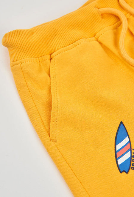 BERMUDAS DE PUNTO AMARILLA