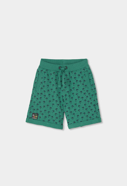 BERMUDAS DE PUNTO CON ESTAMPADO DE PALMERAS