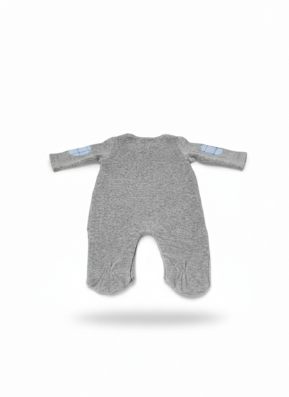 PACK DE 2 PELELES DE MANGA LARGA AZUL Y GRIS DE COCHES