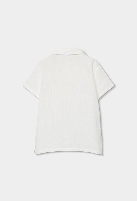 POLO DE MUSELINA BLANCO