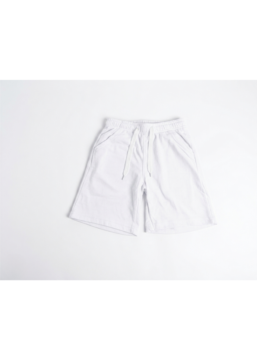 PANTALÓN CORTO DEPORTIVO BLANCO NIÑO